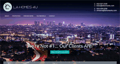 Desktop Screenshot of lahomes4u.com